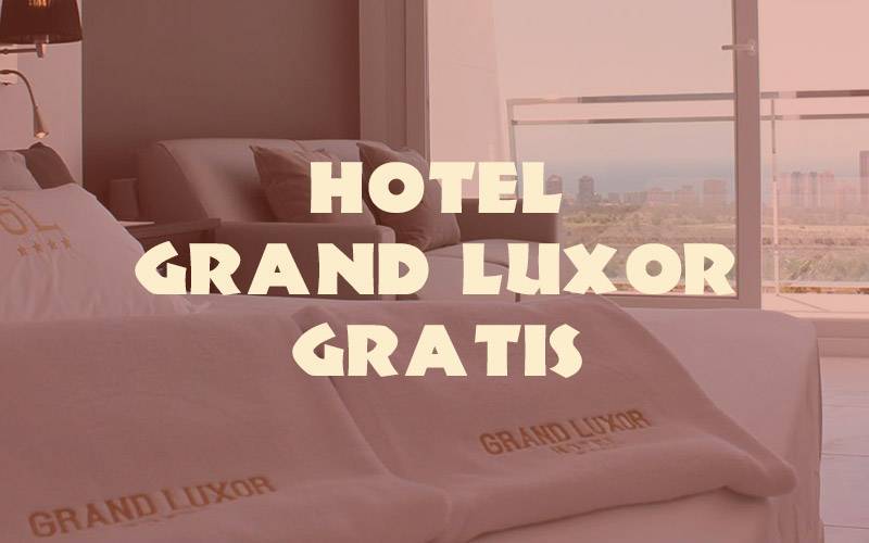 Sorteo hotel Grand Luxor Terra Mitica